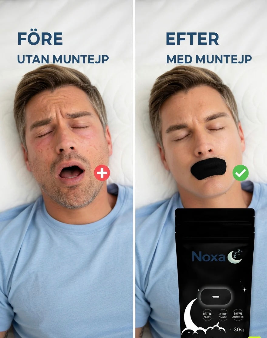 Noxa Sleep Tape – För bättre sömn och mindre snarkning