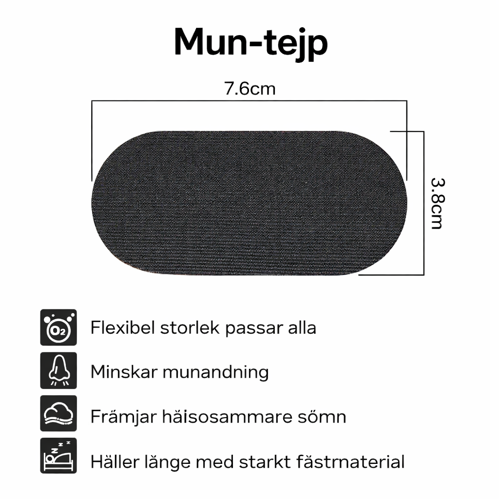 Noxa Sleep Tape – För bättre sömn och mindre snarkning