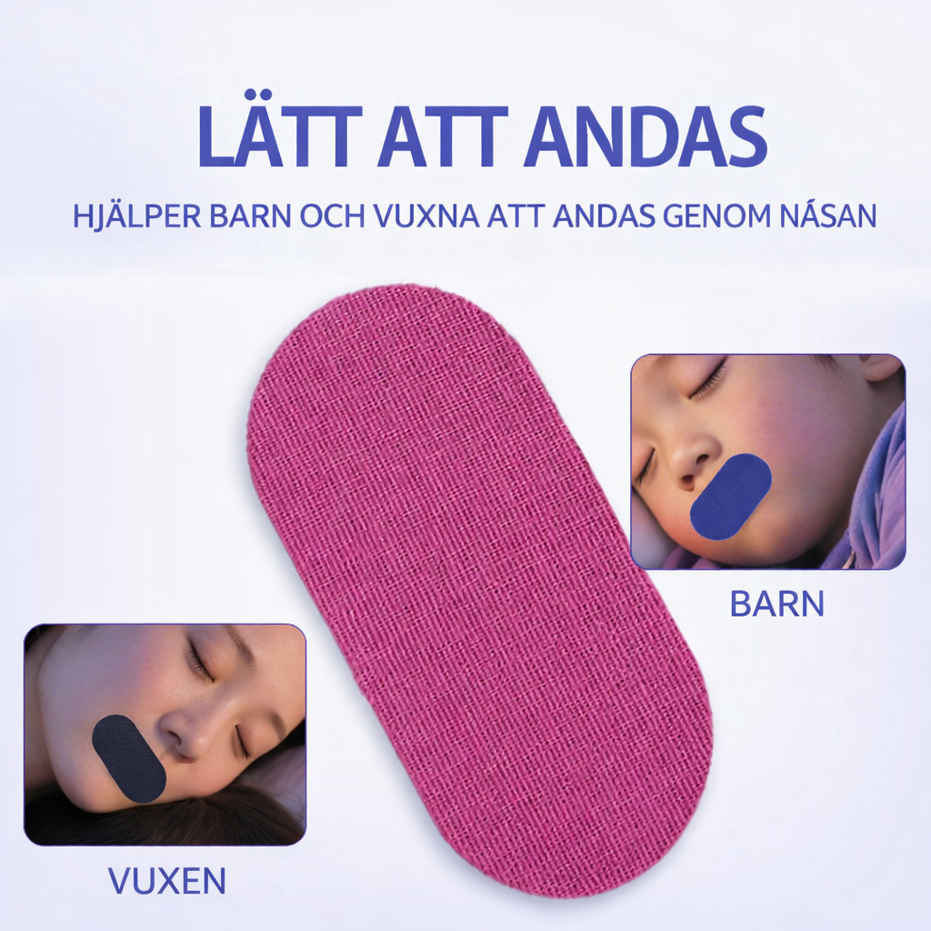 Noxa Sleep Tape – För bättre sömn och mindre snarkning